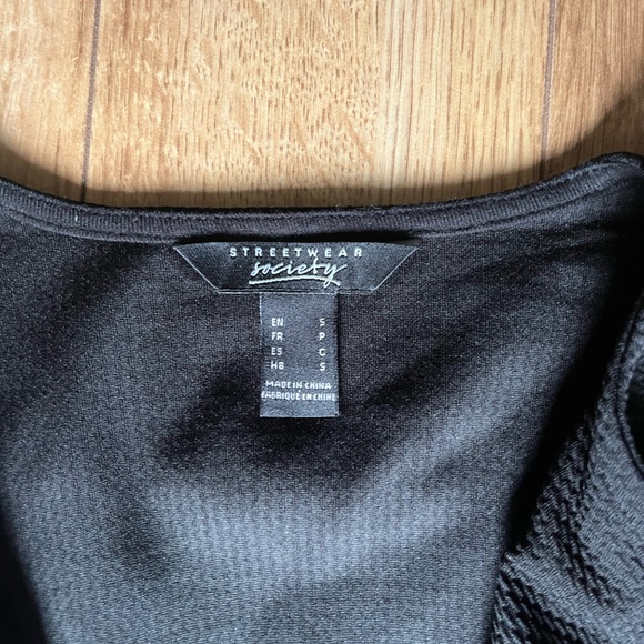 Black asymmetrical blazer - Picture 2 of 2